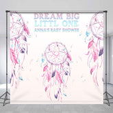 Lofaris Dream Big Dreamcatcher Custom Baby Shower Backdrop